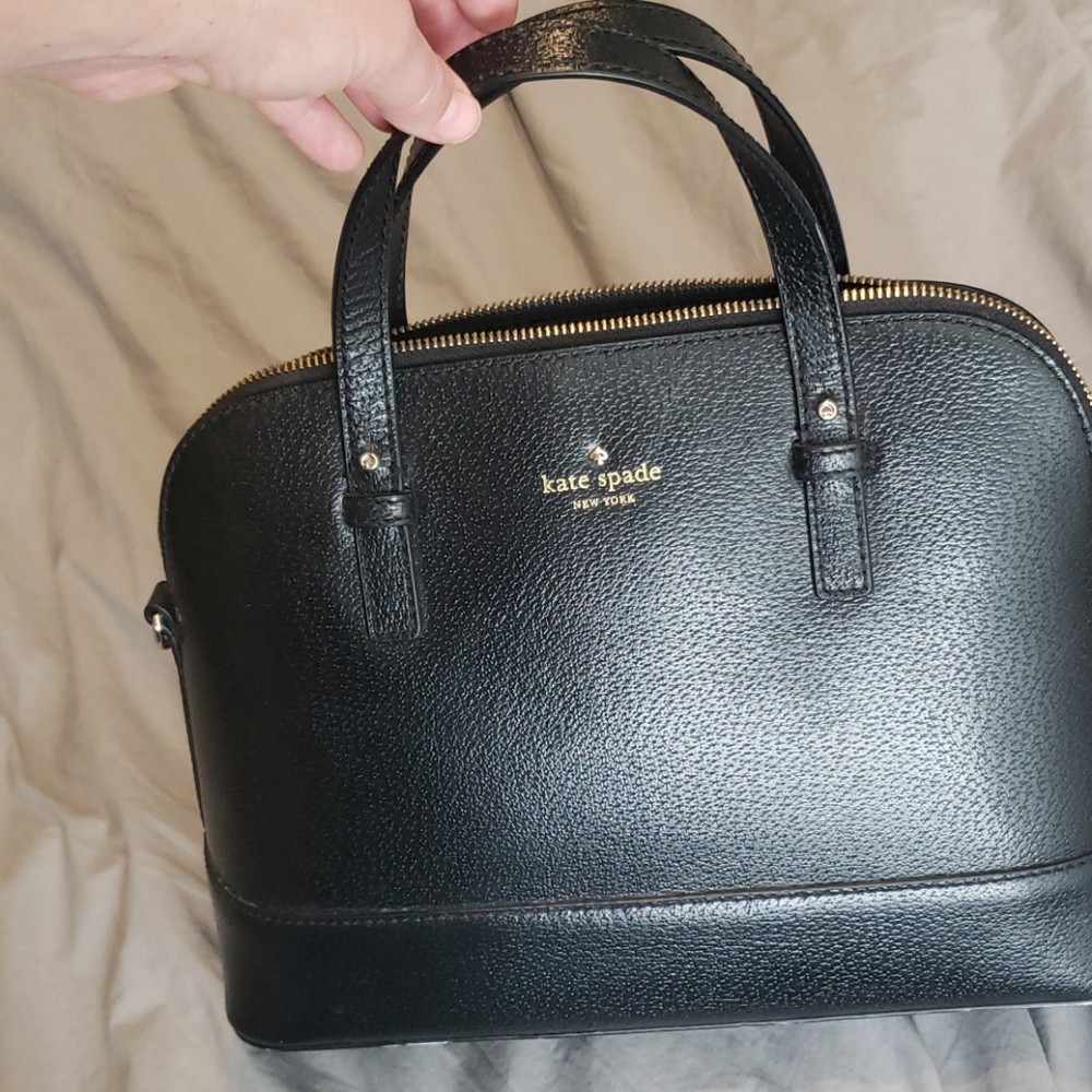 Kate spade black patent leather purse